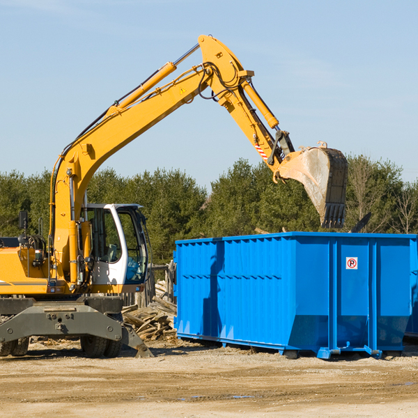 can i choose the location where the residential dumpster will be placed in Virgilina VA